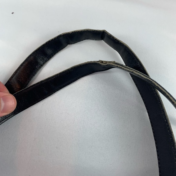 Authentic RARE Vintage COACH Nylon/Twill Black Handbag Satchel #7417 - Picture 8 of 9